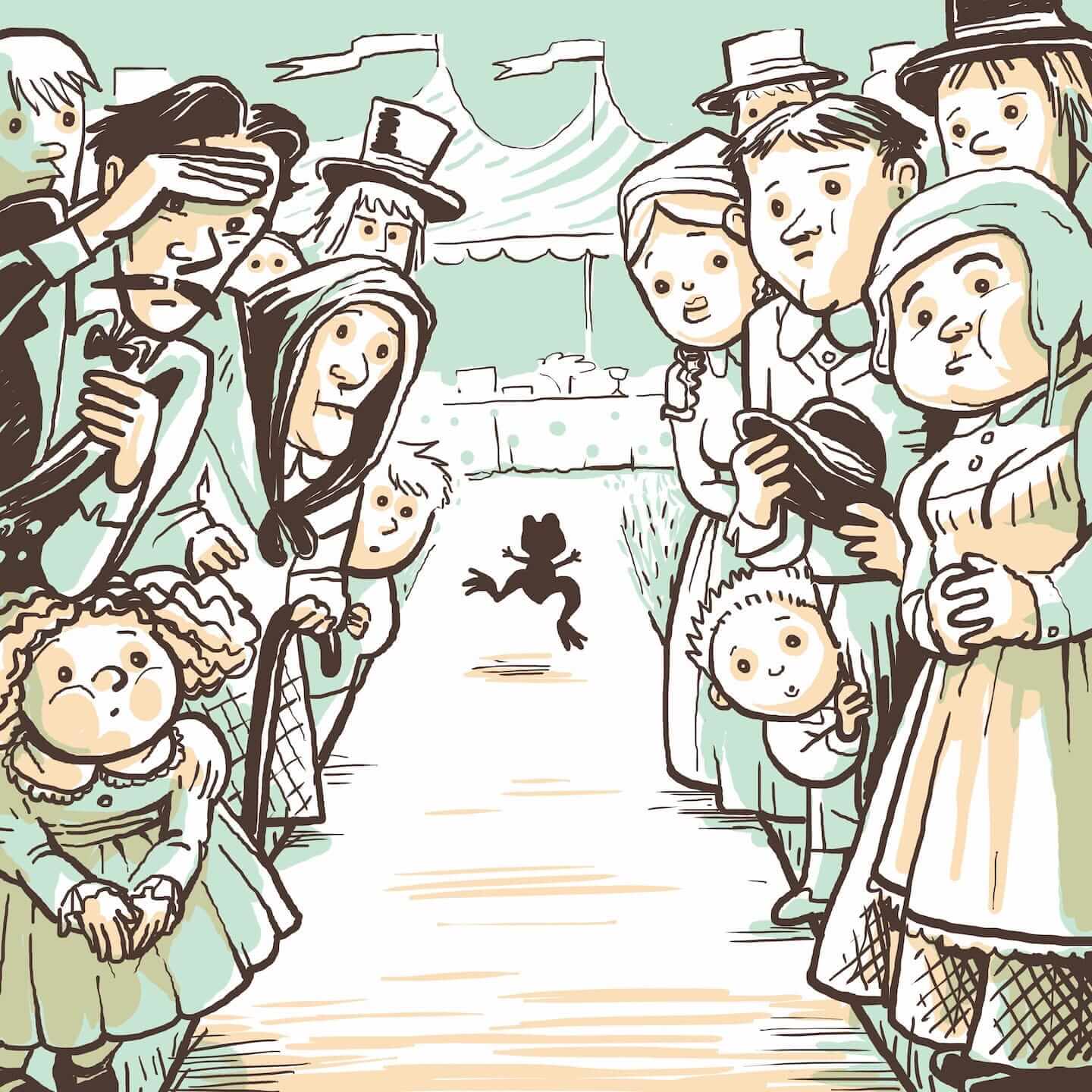 Kot hiša velika žaba