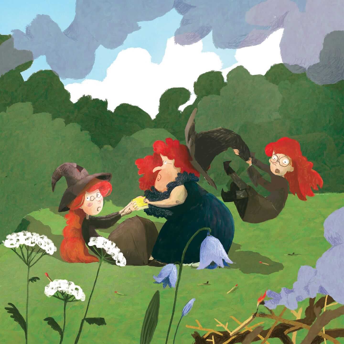 Požar pri treh čarovnicah