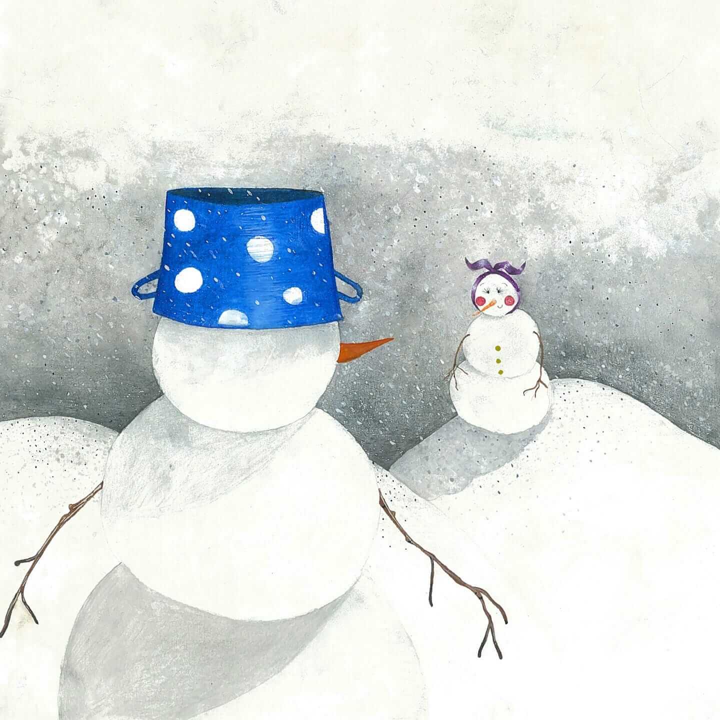 Zaljubljena snežaka